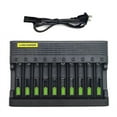 thumbnail image 1 of 10-slot Universal Us Plug Battery Charger 3.7v/4.2v Li-ion Rechargeable Battery, 1 of 5