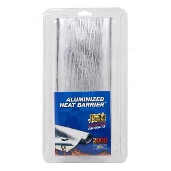 10 sq. ft. Aluminized Heat Barrier - Silver