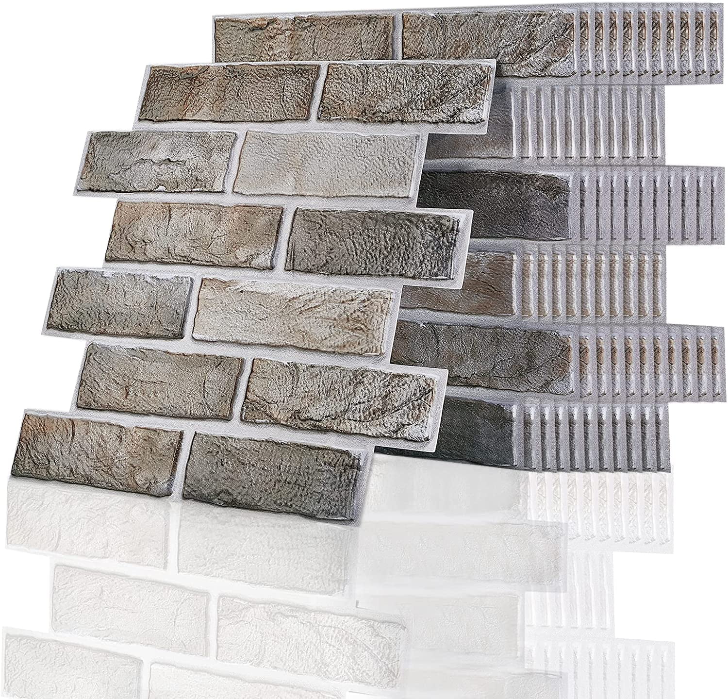 Peel and stick brick tile outlet
