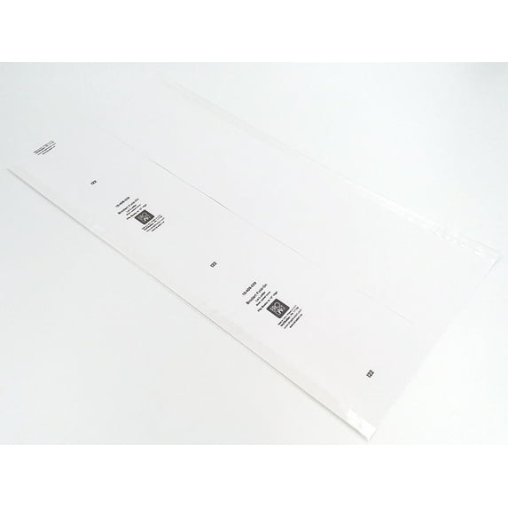 10 (ten) sheets Brodart Fold-On Lo-Luster Book Jacket Covers - 12" x 24"