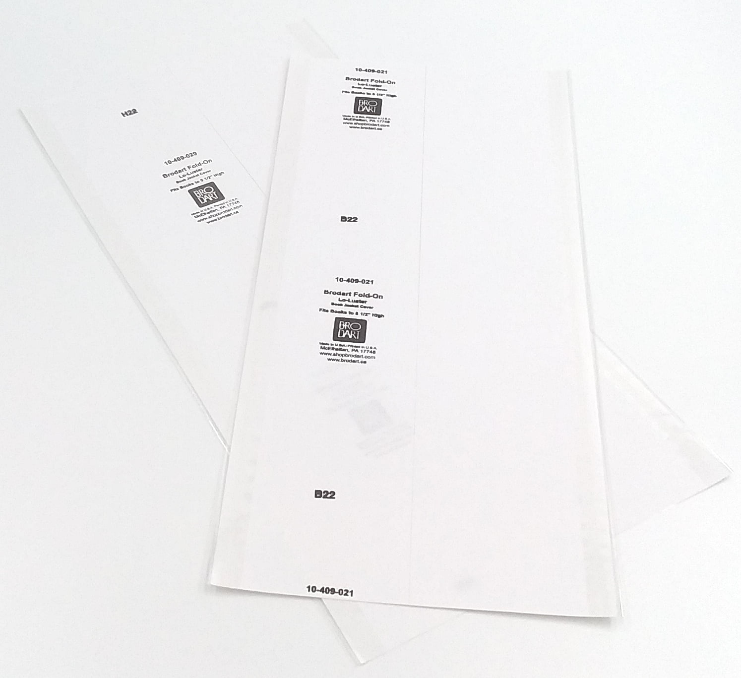 10 ten Sheets Brodart Fold On Lo Luster Book Jacket Covers 8 1 2 10-ten-sheets-brodart-fold-on-lo-luster-book-jacket-covers-8-1-2