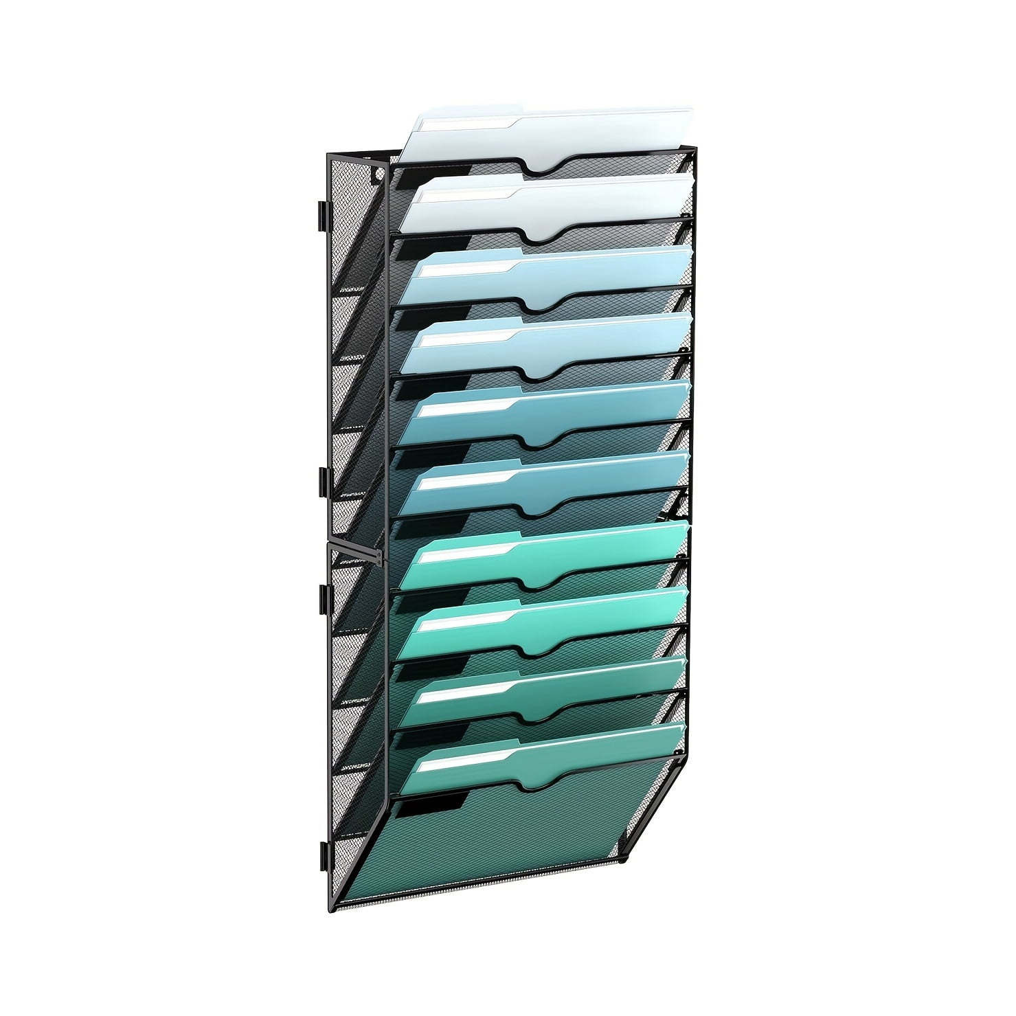 [10-tier Mesh Document Organizer] 10-tier Wall Document Organizer Mesh ...