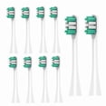 thumbnail image 1 of 10 toothbrush replacement heads, suitable for AquaSonic electric toothbrush heads, 1 of 6