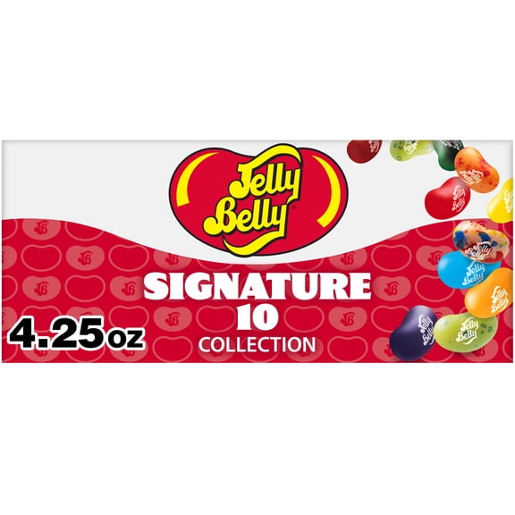 Jelly Belly Signature 10 Collection Jelly Beans, 1 Box, Premium Jelly Beans for The Flavor Aficionado, Assortment May Vary, 4.25 oz