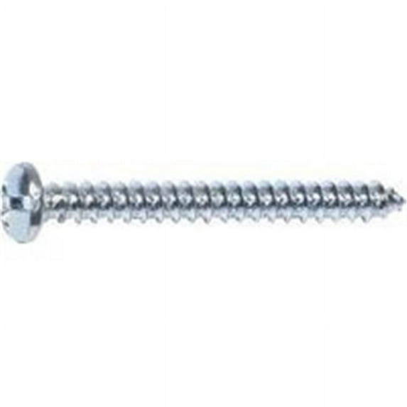 #10 x 1-1/2" Zinc Plated Steel Combo Pan Head Sheet Metal Screws SMSPS-406