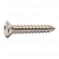 thumbnail image 1 of #10 x 1-1/4" 18-8 Stainless Steel Phillips Oval Head Sheet Metal Screws SMSOSS-158, 1 of 1