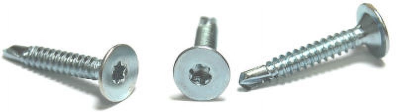 Bulk Pack Of 500 Torx Wafer Head Self-Drilling Screws – #10 X 1-1/2", Zinc Plated