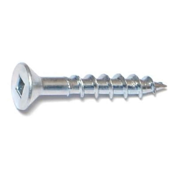 #10 x 1-1/4" Zinc Square Drive Flat Head Wood Screws WSFS-320 (65 pcs.)