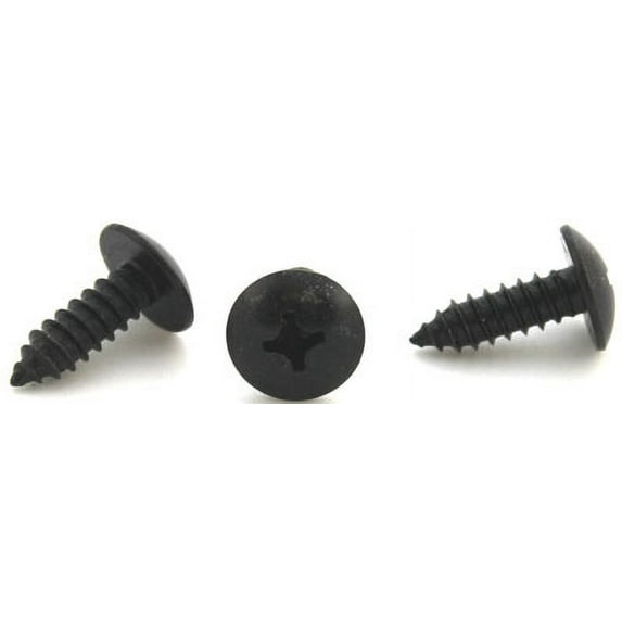 #10 x 1/2" Type AB Self-Tapping Screws / Phillips / Truss Head / Steel / Black Oxide - 8000 Piece Carton