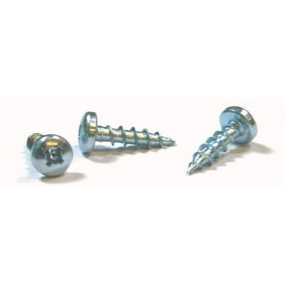 #10 x 1" Deep Thread Wood Screws / Combo / Pan Head / Type 17 / Steel / Zinc - 3000 Piece Carton