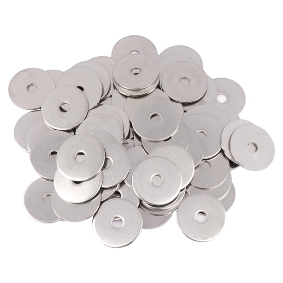 #10 x 1 Fender Washers 304 Stainless Steel Flat Washers Universal Metal Washers (#10 x 1 50PCS)
