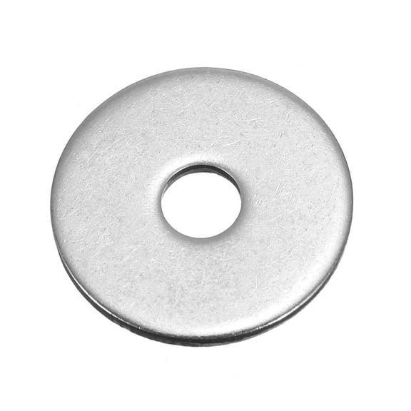 #10 x 1" OD Fender Washer,18-8 (304) Stainless Steel Flat Washer, 10 ID x 1" OD, 100Pcs