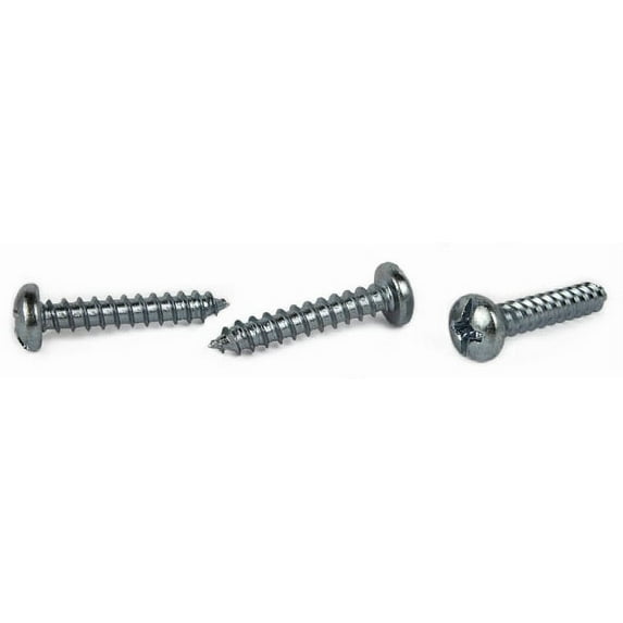 #10 x 1" Type A Self-Tapping Screws / Combo / Pan Head / 18-8 Stainless Steel - 2000 Piece Carton