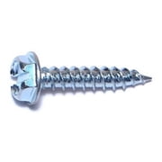 #10 x 1 Zinc Plated Steel Hex Washer Head Speed Point Sheet Metal Screws SMSHWS-167