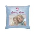 thumbnail image 1 of Beach Babe Picture Mini Accent Pillow, 10" x 10", 1 of 5