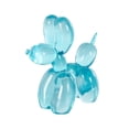 thumbnail image 1 of 10" x 10" Light Blue Resin Tinted Balloon Dog Sculpture, by DecMode, 1 of 9