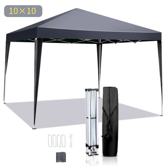 10' x 10' Heavy Duty Canopy Tent,3-Level Adjustable Canopy Tent, Large Canopy Event Tent ,Outdoor Patio Gazebo Tent , suitable for outdoor activities such as weddings, dinners, parties, and camping