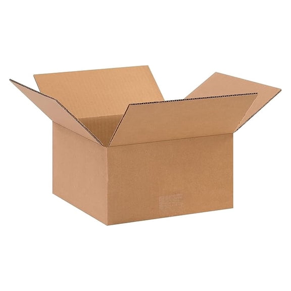 10 x 10 x 5-Inch Shipping Boxes, 32 ECT, Brown, 25/Bundle (10105)
