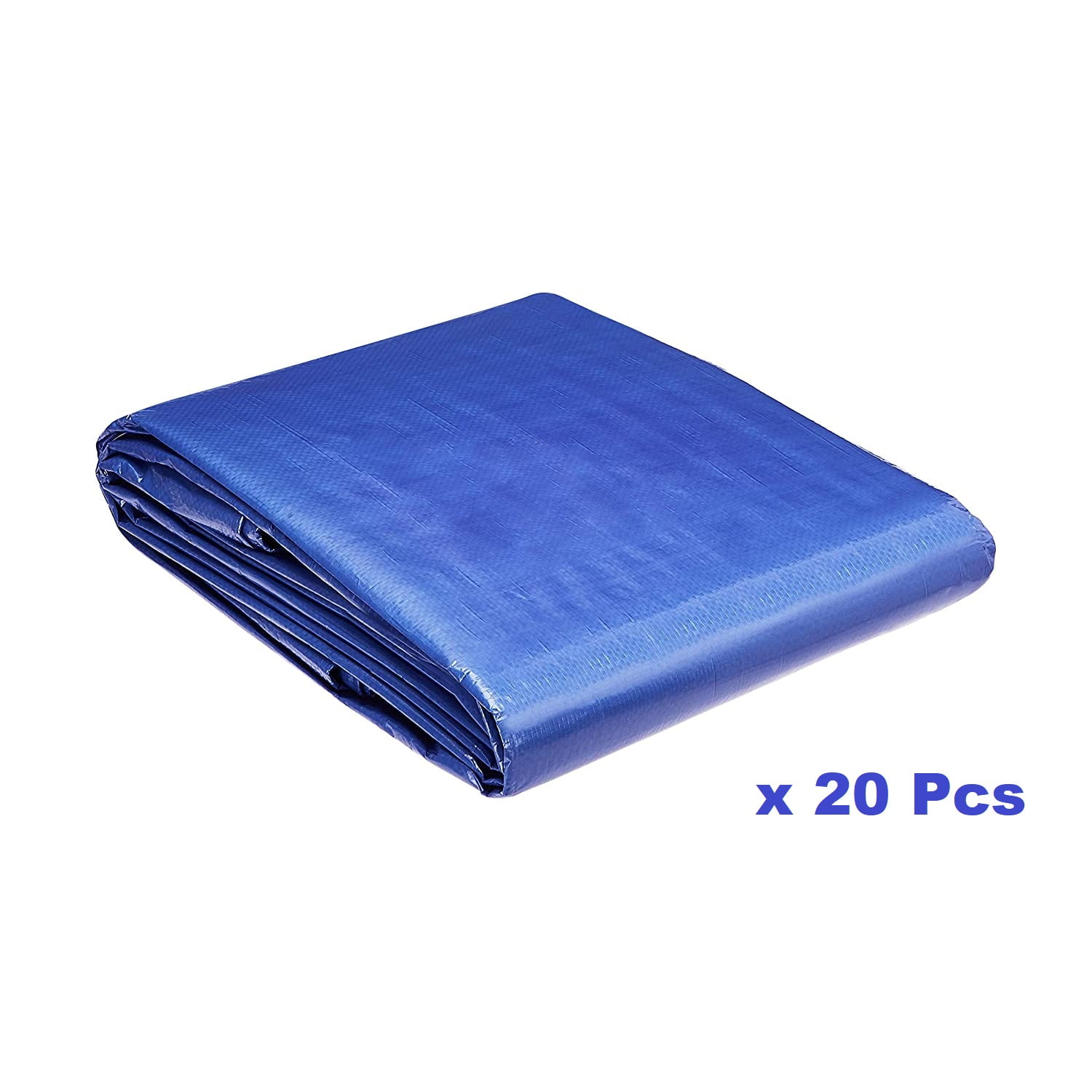 10' X 12' Blue Poly Tarp – 6 Mil Heavy-Duty, Waterproof, Rustproof Grommets, Multipurpose Outdoor Cover 2 thumbnail image