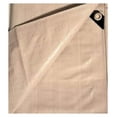 thumbnail image 1 of 10' x 12' Tan Beige Heavy Duty Waterproof 12 mil Tarp with Grommets (Finished Size Approx. 9'6" x 11'6"), 1 of 2