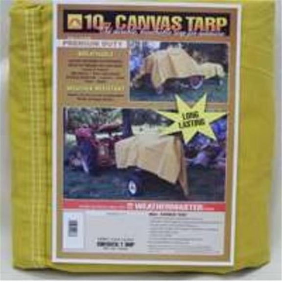 10 x 12 ft. Tan Canvas Tarp