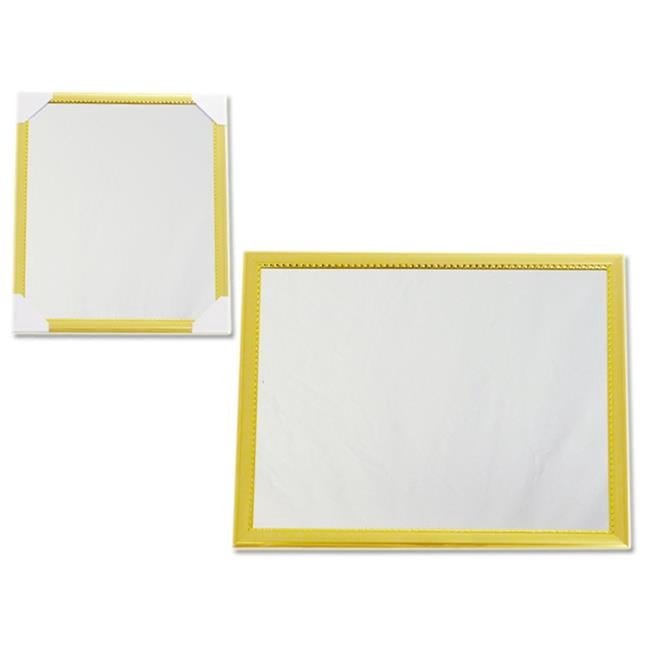 10 x 12 in. Mirror, Gold & Silver - Pack of 36