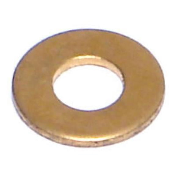 #10 x 13/64" x 7/16" Brass S Pattern Flat Washers FLWSRB-110