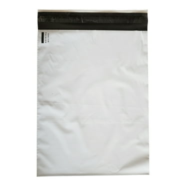 10 x 13 Inch Poly Mailer Envelope Waterproof Shipping Bags with Self-Seal Adhesive Non-Padded Packing Bag Matte White Pack of 100
