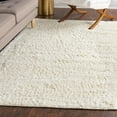 thumbnail image 1 of Unique Loom Everyday Shag Collection Area Rug - Solid (10' x 13' Rectangle Ivory), 1 of 5