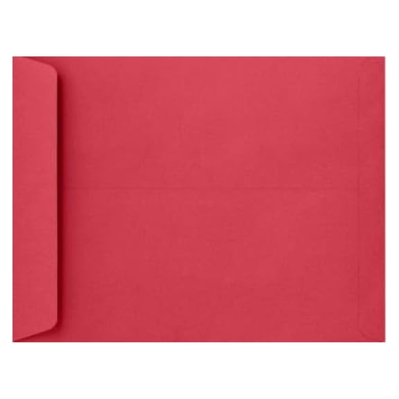 10 x 13 Open End Envelopes | Holiday Red | 60lb. Text | 250 Qty