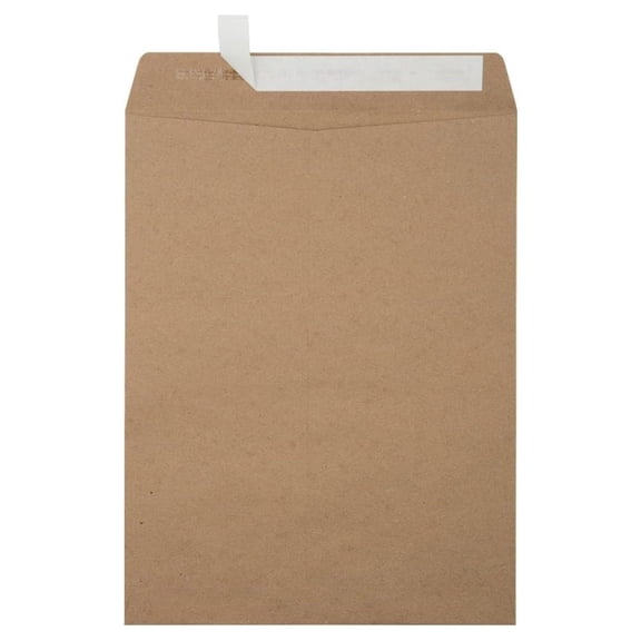 10 x 13 Open End Envelopes | Peel & Press | Grocery Bag Brown | 70lb. Text | 250 Qty