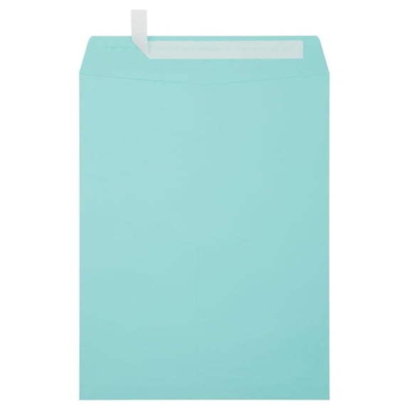 10 x 13 Open End Envelopes | Peel & Press | Seafoam Blue | 80lb. Text | 250 Qty