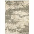 thumbnail image 1 of 10 x 13 ft. Beige & Gray Abstract Power Loom Stain Resistant Rectangle Area Rug, 1 of 1