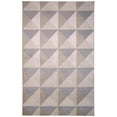 thumbnail image 1 of 10 x 13 ft. Beige Gray & Ivory Geometric Stain Resistant Rectangle Area Rug - Gray and Ivory - 10 x 13 ft., 1 of 1