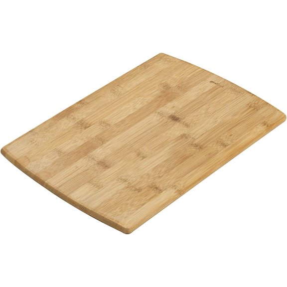 10x14 inch Bamboo Cutting Board, Edge Grain Wood Chopping Block Knife Friendly Moisture Resistant Kitchen
