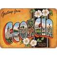 thumbnail image 1 of 10 x 14 METAL SIGN - Greetings from Georgia - Vintage Rusty Look, 1 of 2