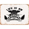 thumbnail image 1 of 10 x 14 METAL SIGN - Life is an Adventure - Vintage Rusty Look Sign, 1 of 2
