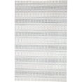 thumbnail image 1 of 10 x 14 ft. Ivory & Blue Striped Hand Woven Rectangle Area Rug - Ivory and Blue - 10 x 14 ft., 1 of 1