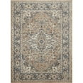 thumbnail image 1 of 10 x 14 ft. Ivory Floral Power Loom Rectangle Area Rug, 1 of 1