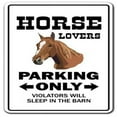 thumbnail image 1 of 10 x 14 in. Decal - Horse Lovers Parking - Rider Riding Breeder Ranch Pony, 1 of 1