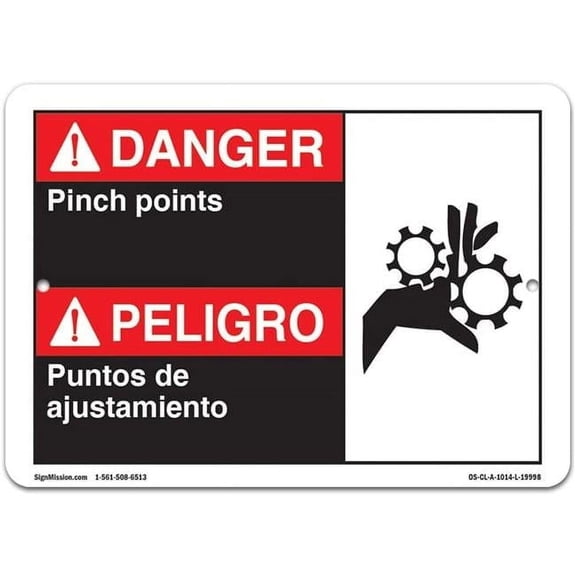 10 x 14 in. OSHA Aluminum Sign - AED with Graphic