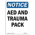 thumbnail image 1 of 10 x 14 in. OSHA Notice Sign - Aed & Trauma Pack, 1 of 1