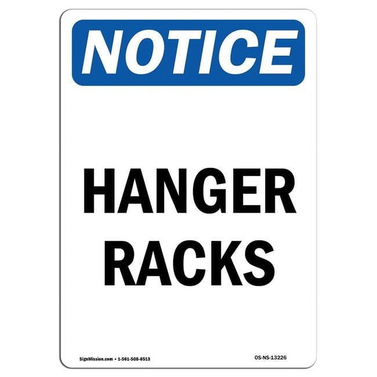 10 x 14 in. OSHA Notice Sign - Hanger Racks - Walmart.com