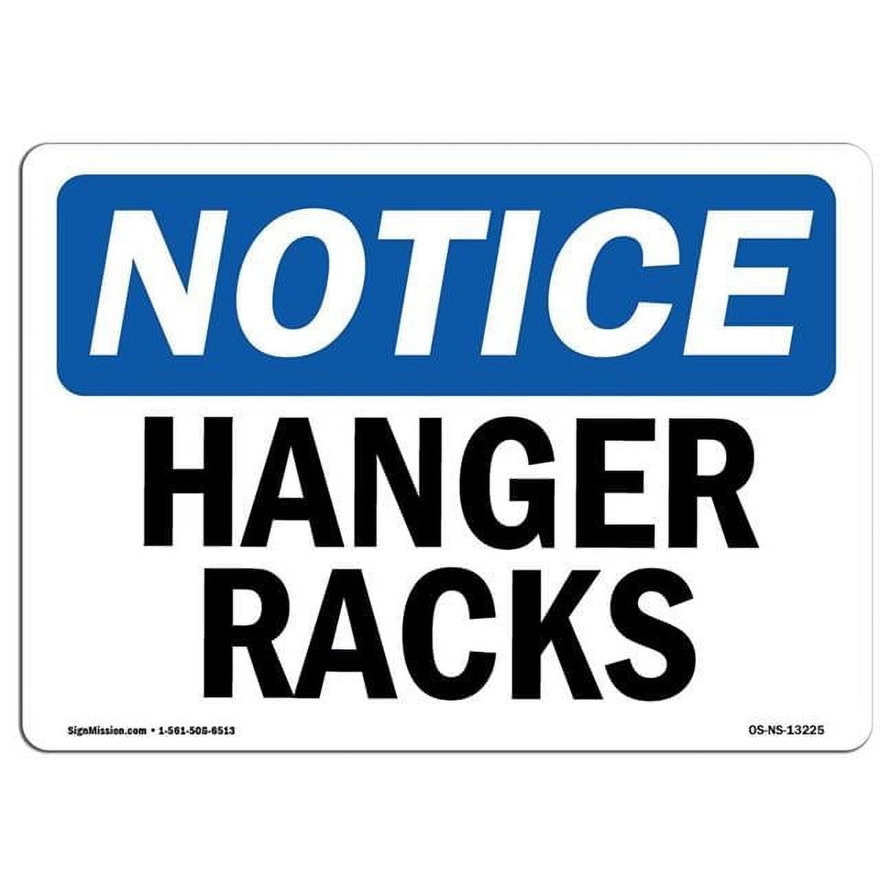 10 x 14 in. OSHA Notice Sign - Hanger Racks - Walmart.com
