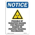 thumbnail image 1 of 10 x 14 in. OSHA Notice Sign - Possible RF Radiation, 1 of 1