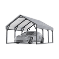 thumbnail image 1 of 10 x 15 FT Metal Carport,Heavy Duty Carport Canopy with Galvanized Steel Frame and Roof,Outdoor Car Tent Garage Shelter for Pickup, Truck, Boat and Tractor,All-Weather Material, 1 of 7