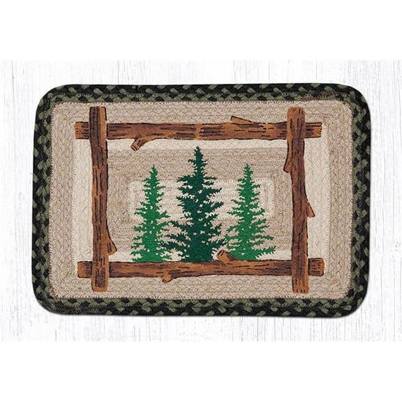 10 x 15 in. Tall Timbers Table Accents Rug