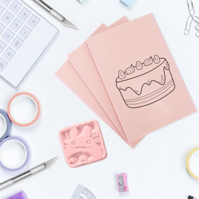 10 x 15cm Rubber Linoleum Block Rubber Engraving Block Stamp Making Kit