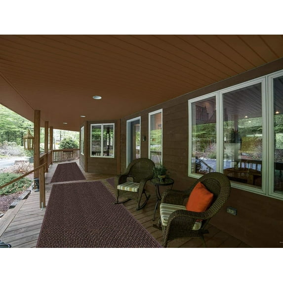 10' x 16' Indoor - Outdoor Area Rugs & Runners. Great for Porches, Patio's, Gazebo's, Sun Rooms and More! (Color: Catalina)