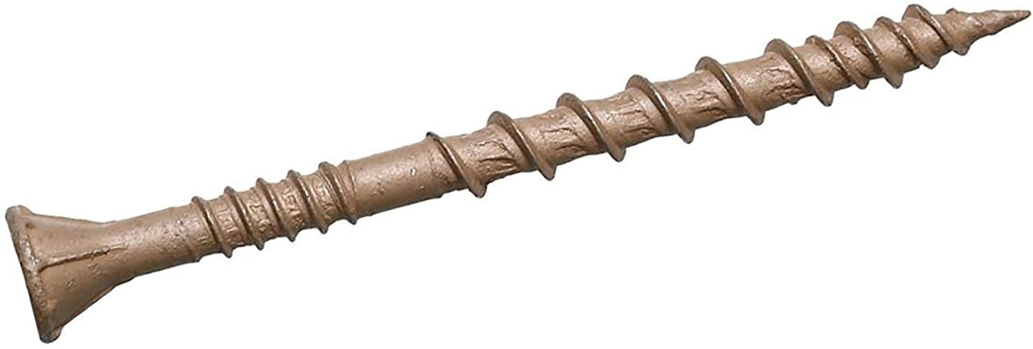 10 x 2 1/2 Simpson Deck-Drive DSV Wood Quik Guard Coating Screw Collated - T25 6-Lobe - Tan Box 1000